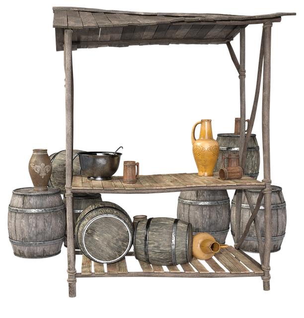 Místní trhy a obchody s autentickými suvenýry