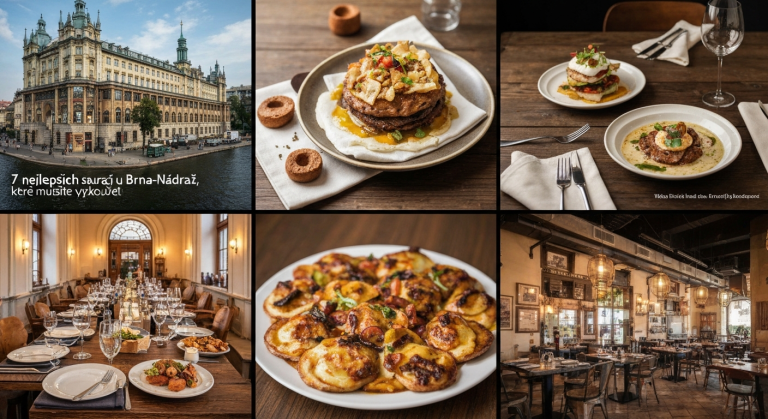 7 nejlepších restaurací u Brna-Nádraží, které musíte vyzkoušet! | 2026