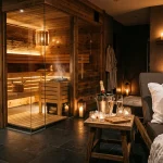 Privátní wellness v Jihlavě — Romantika pro dva a privátní sauny 2 Romantické privátní wellness studio se saunou, svíčkami a šampaňským v Jihlavě
